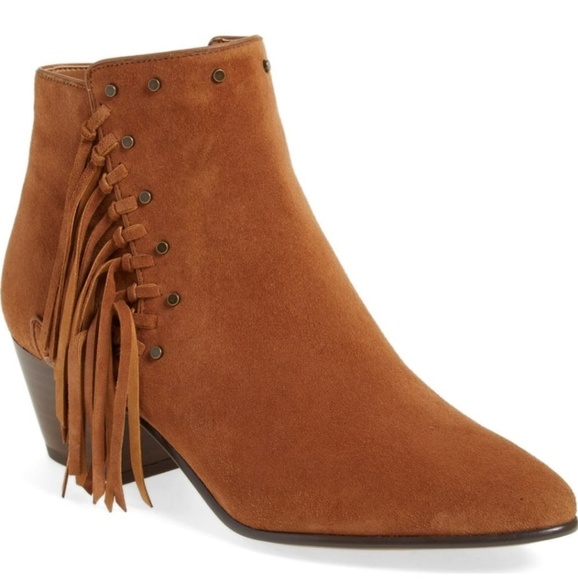 Sam Edelman Shoes - •Sam Edelman• Rudie Studded Fringe Bootie